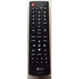 CONTROL REMOTO PARA TV LG / AKB74475433 / MODELO 42LF5600-UB / 60LF6000 / 55UF6700 / 49UF6700 / 49LF5500 / 32LF5600 / 32LF550B / 55LF6000-UB / 50LF6000-UB / 43LF5100